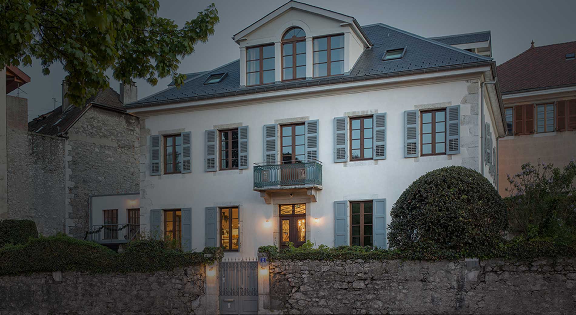 Rénovation d'un hôtel de charme à Annecy