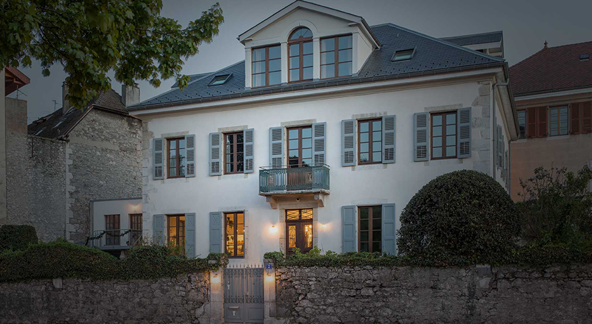 Rénovation d'un hôtel de charme à Annecy