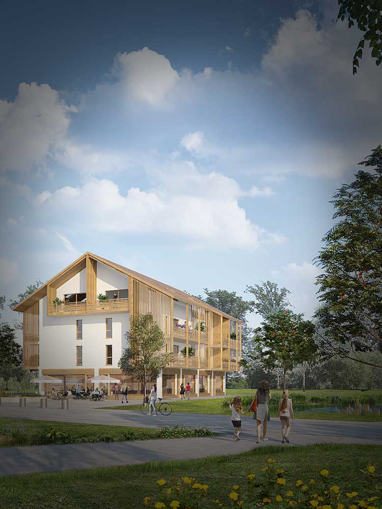 Plan masse lotissement architecte annecy